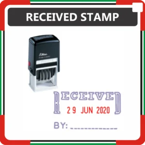Received Stamp Makers Online in Dubai
