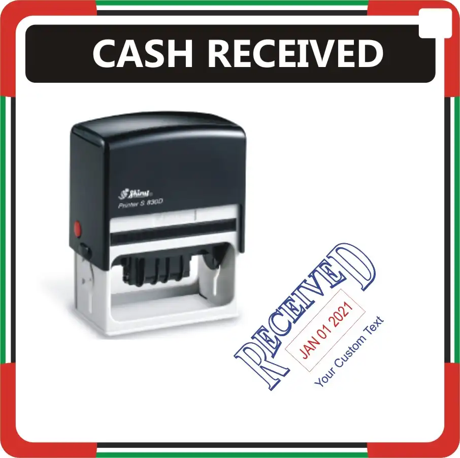 Cash Received Stamp Makers in Dubai UAE